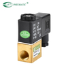 Válvula solenoide neumática de latón de cierre normal de la serie 2v 02508