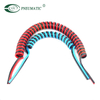 PU Multi-fila Tubos de primavera con doble fila PUCL 4MM 6MM 8MM Doble fila TPU Tubo en espiral Manguera flexible neumática