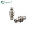 PM Bulkhead Igual que se ajusta a NPT / BSP Hilo 1/4 "1/8 " One Touch Push in PU Mose Conector Conecting
